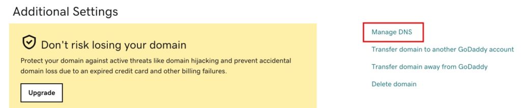 godaddy-manage-dns